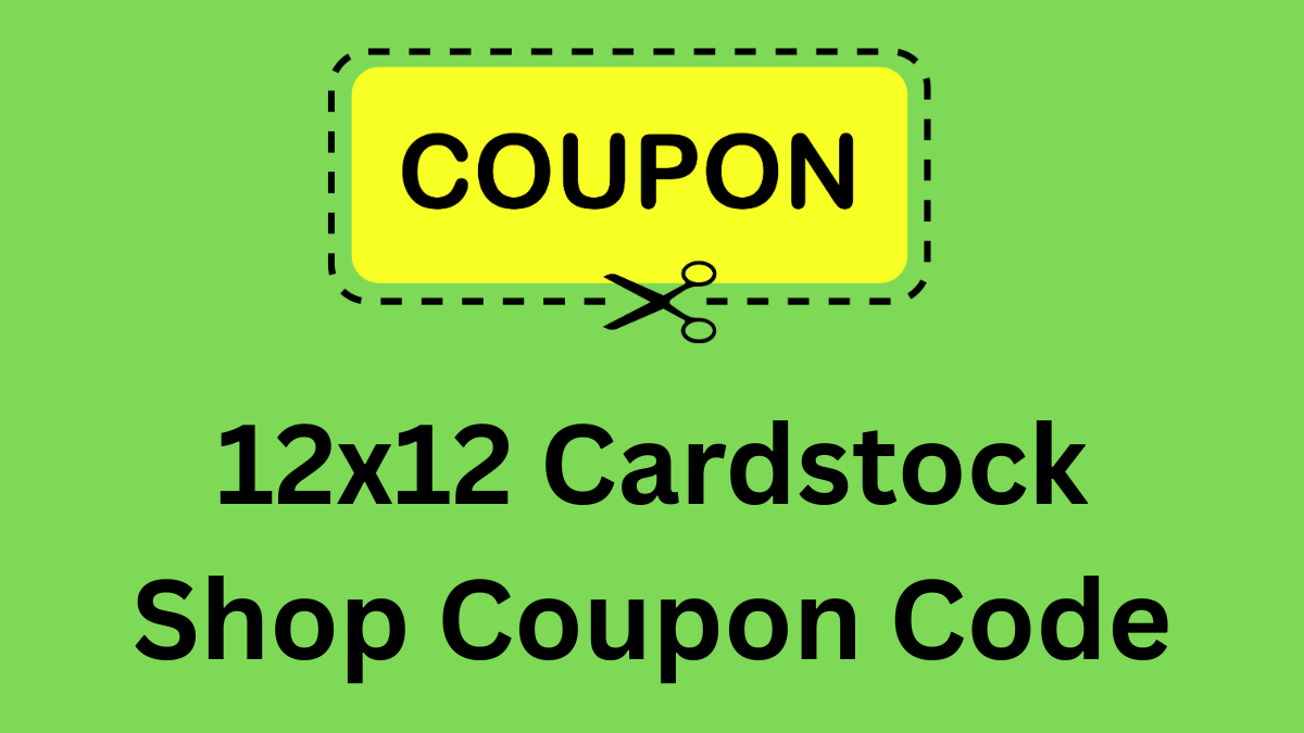 12x12 Cardstock Shop Coupon Code