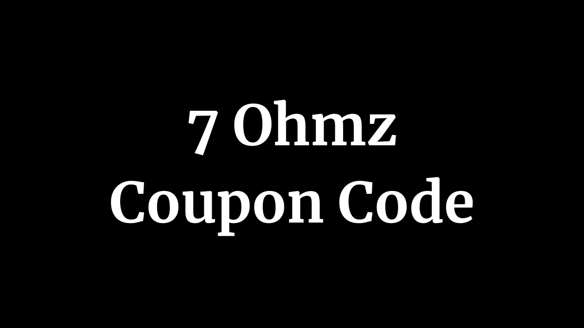 7 Ohmz Coupon Code