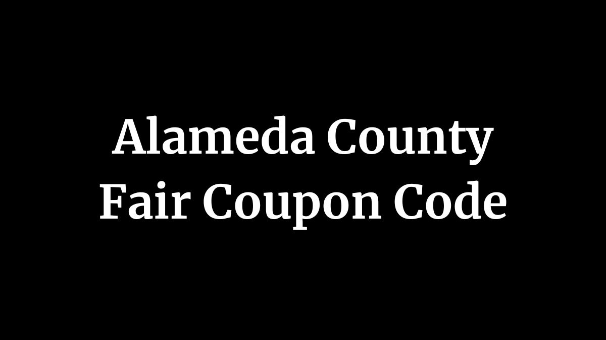 Alameda County Fair Coupon Code